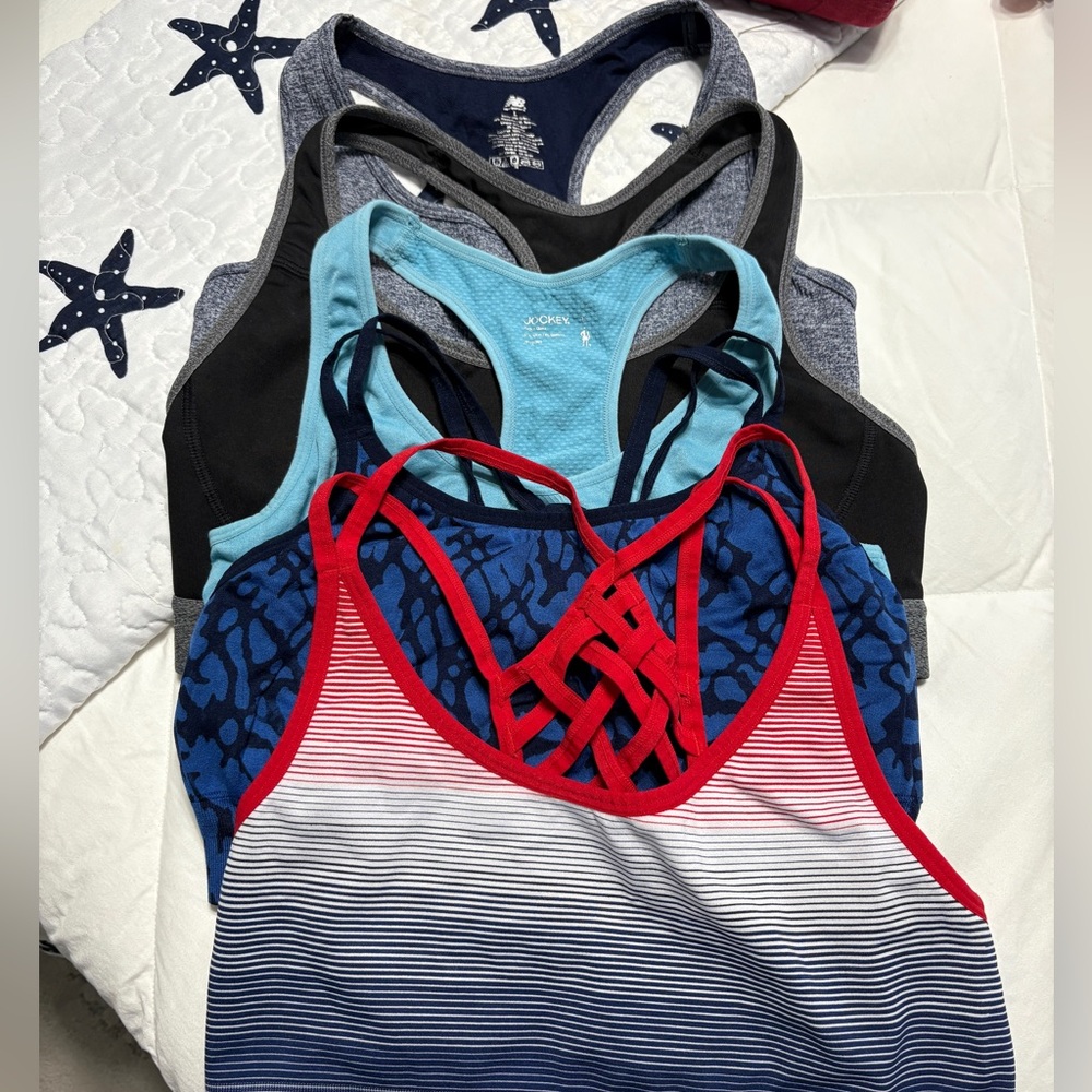 Colorful Athletic Tank Tops set of 5